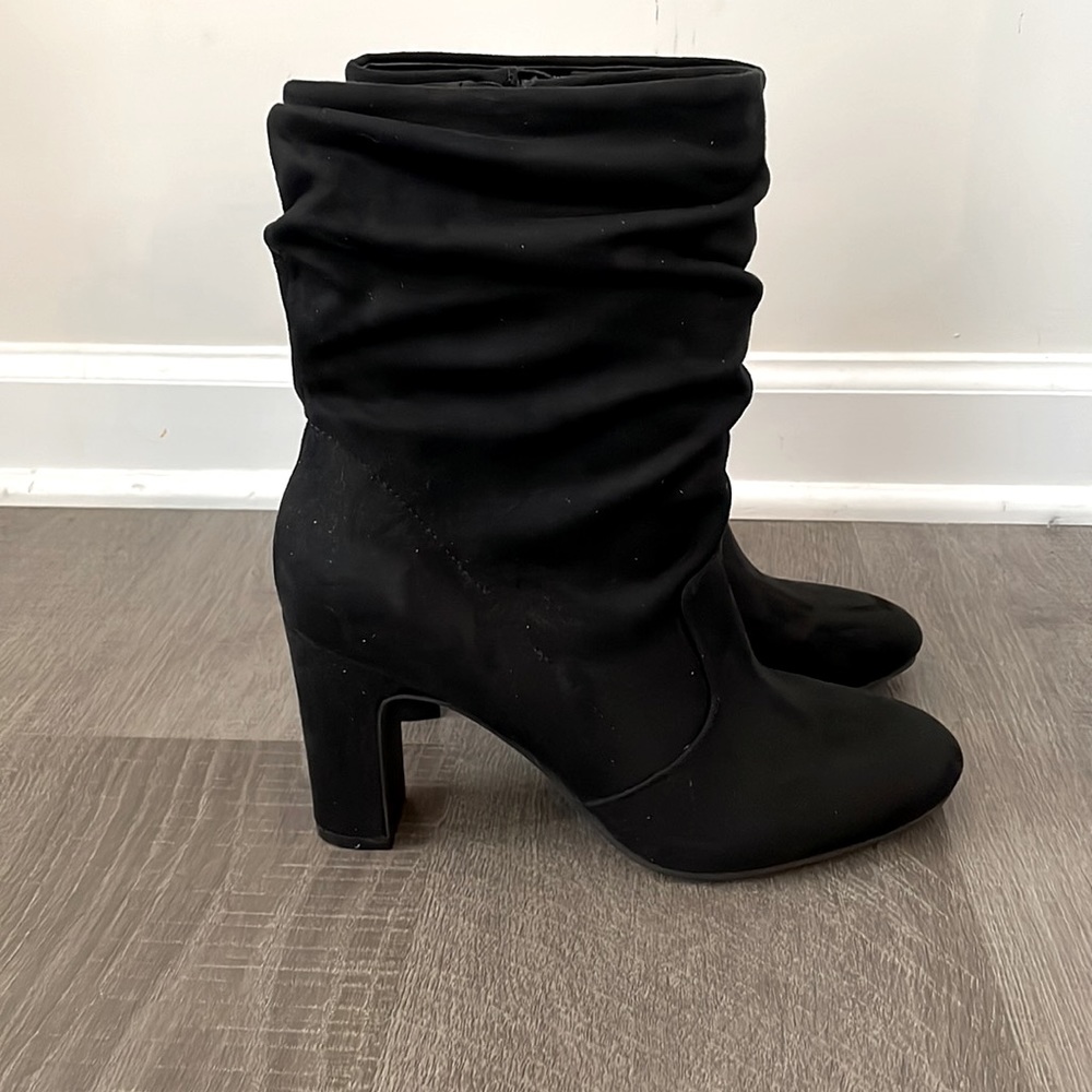 NEW Black Heeled Booties
